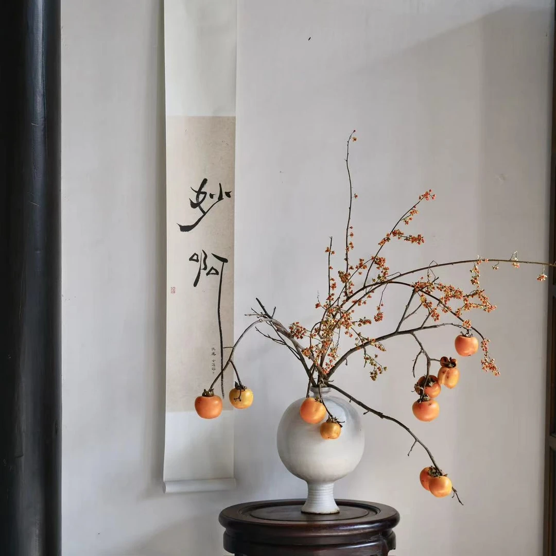 小喜宅 《妙啊》挂轴装饰画（115cm x17cm）