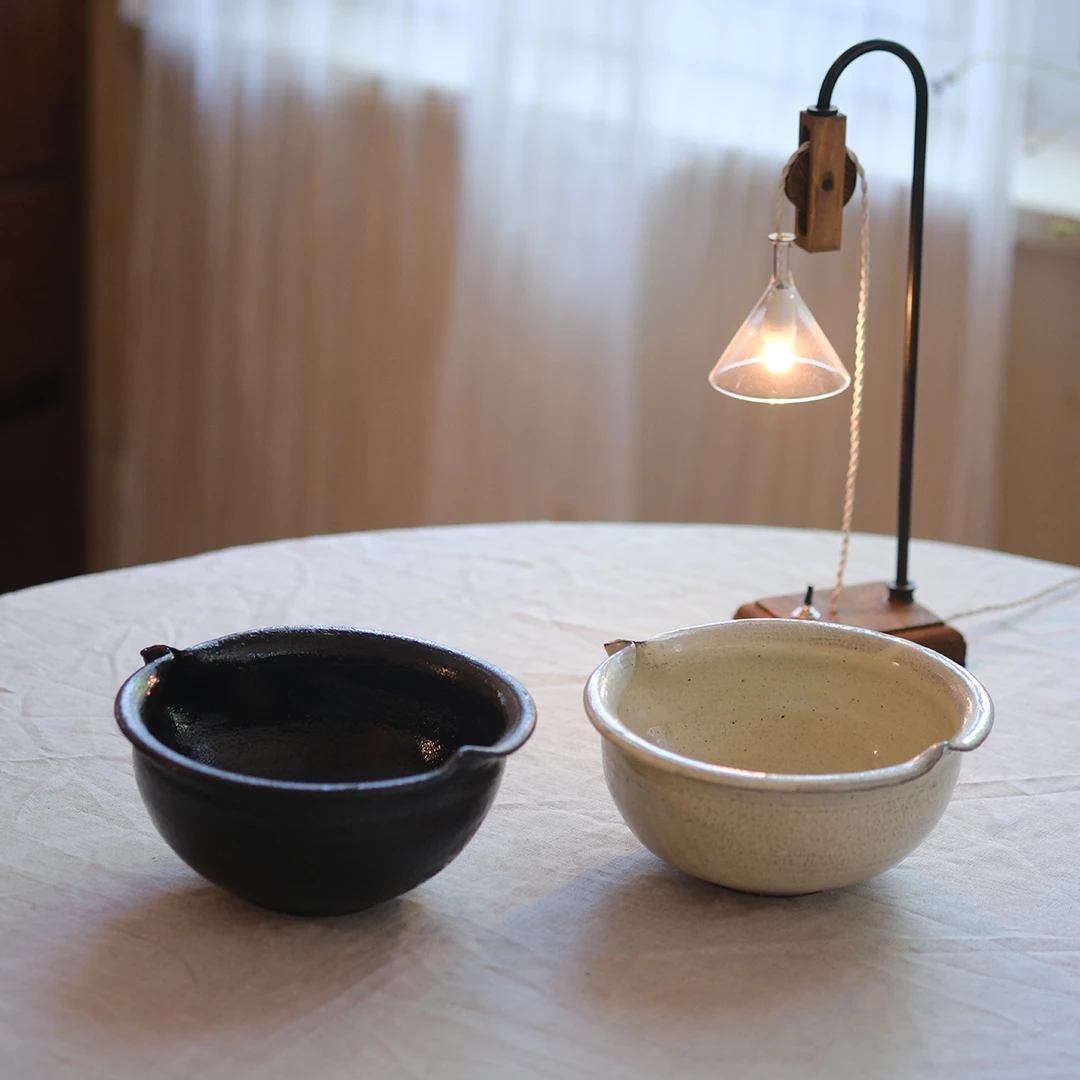 餐具/大苹果面碗纯手工制作黑白大碗