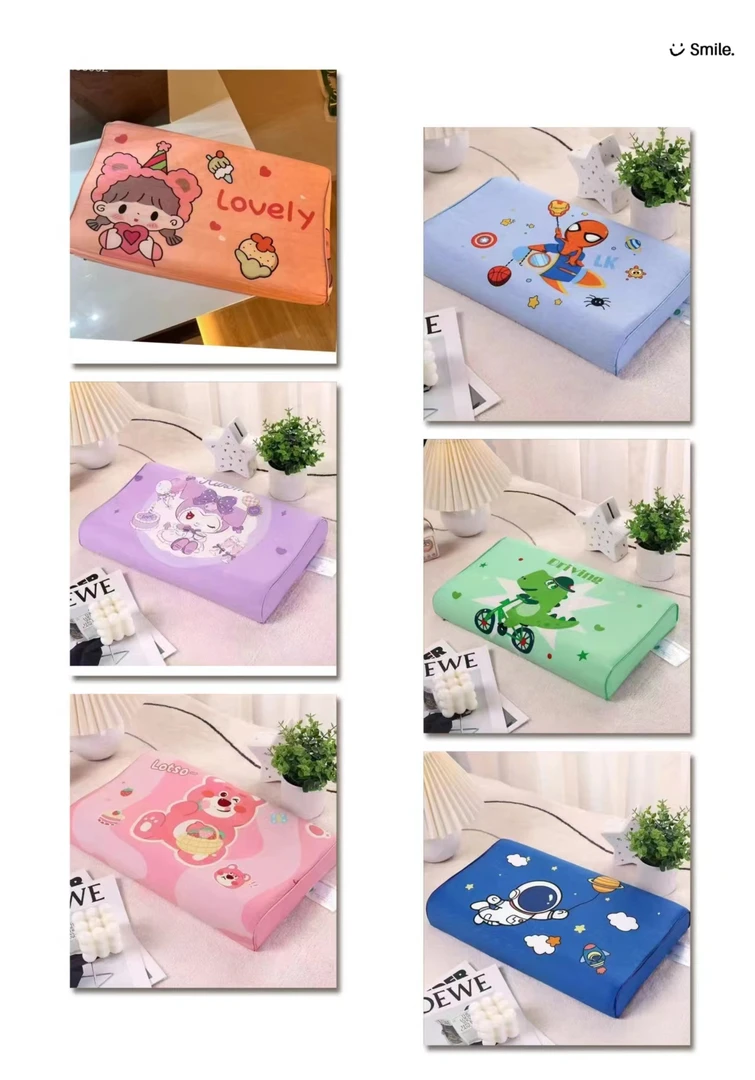 儿童乳胶枕棉质柔软舒服枕头