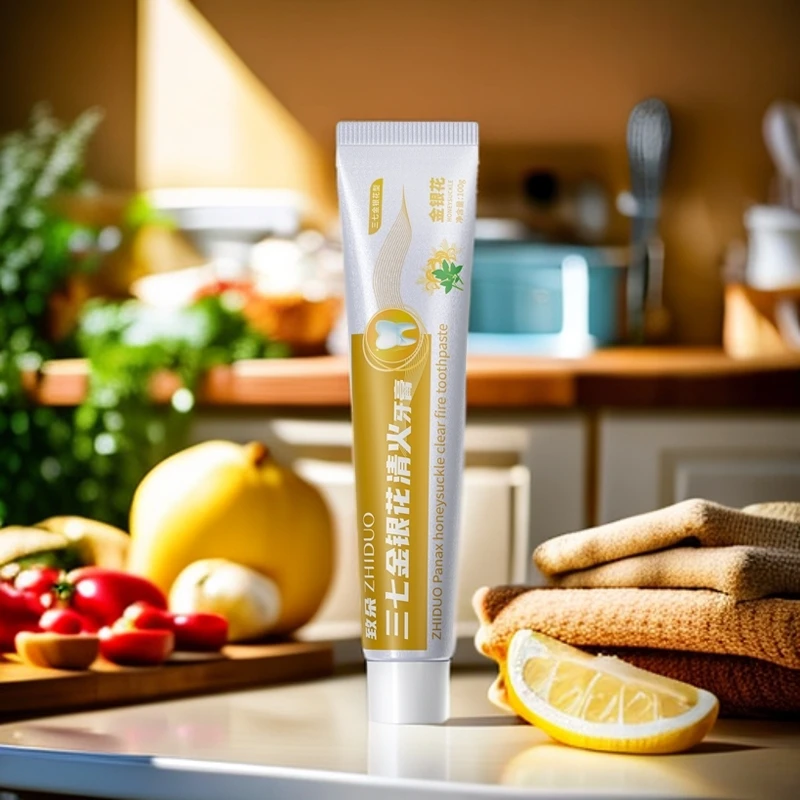 【数量有限 三支五支囤】致朵三七金银花清火牙膏-YF