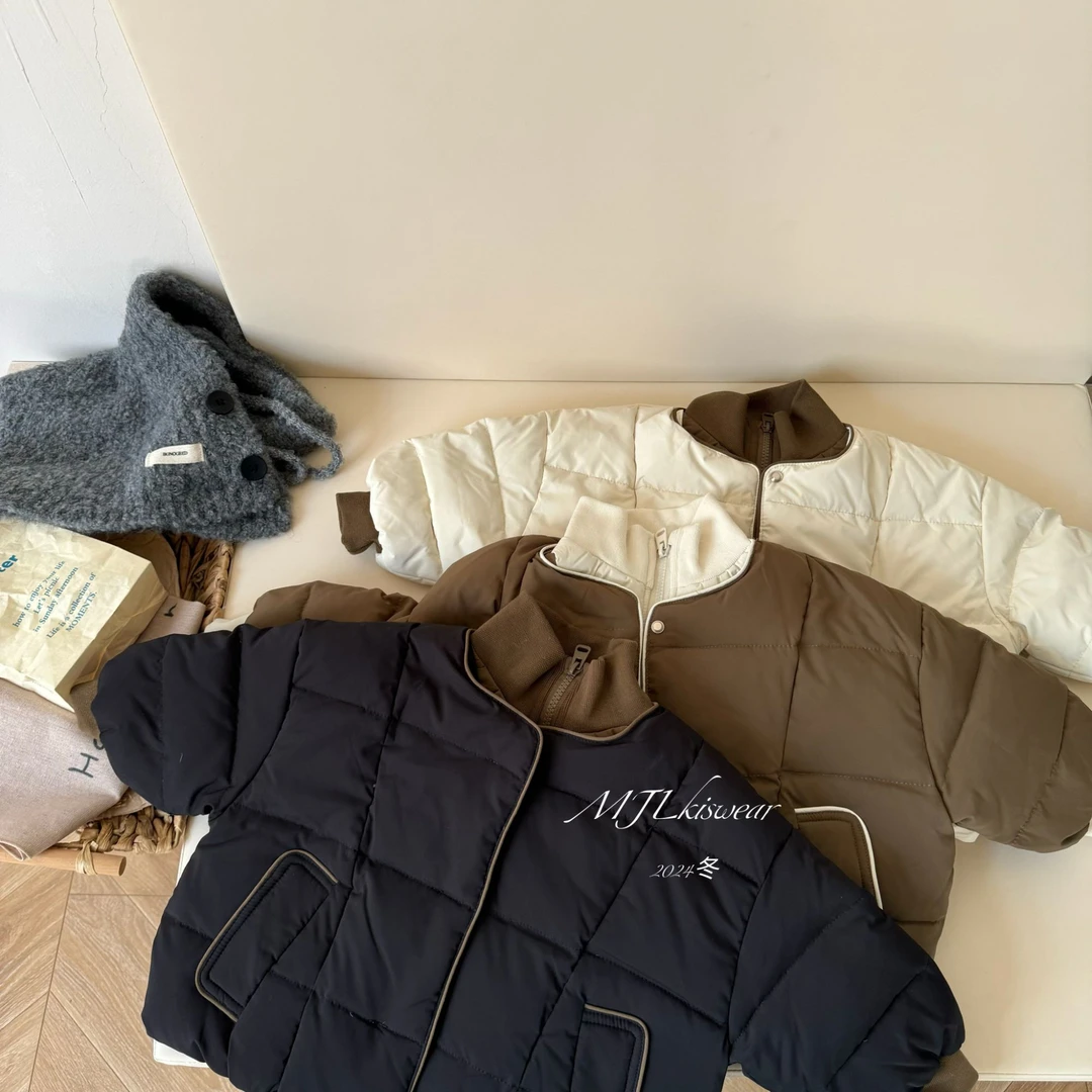 MJL冬款韩版2024新款 立领 儿童羽绒服A960