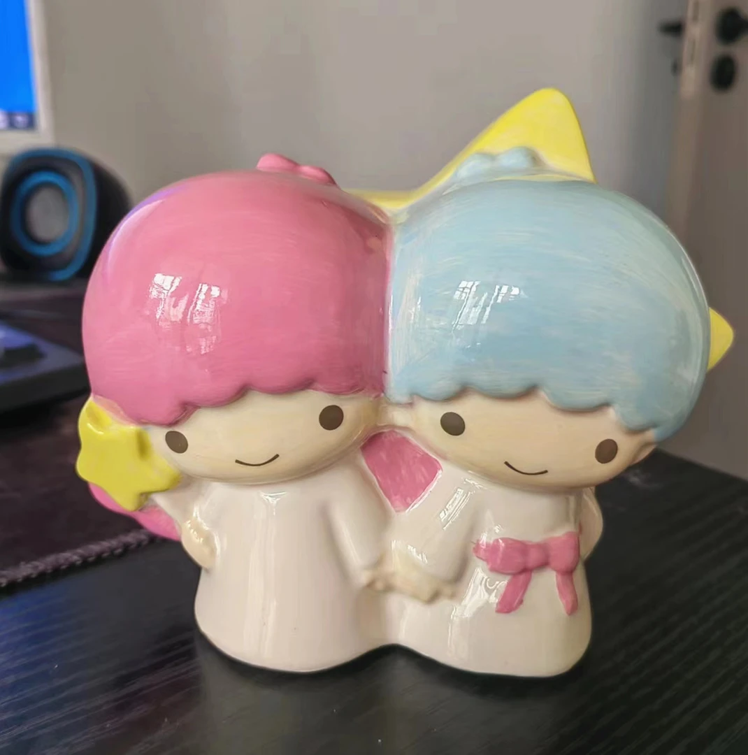 三丽鸥双子星卡通储蓄罐存钱罐 儿童生日礼物礼品桌面摆件创意