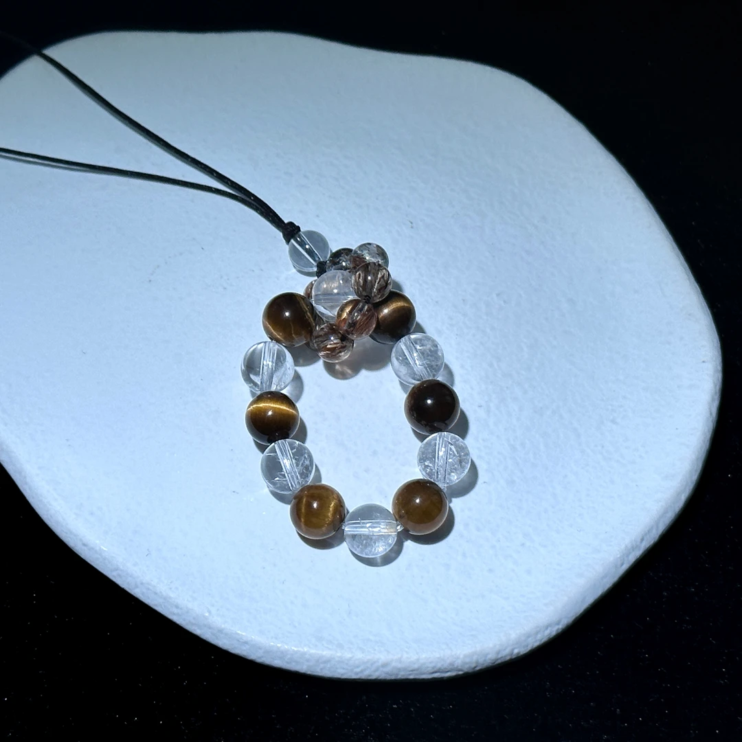 【才来】水晶手机挂件（天然珠宝多样性发其一）