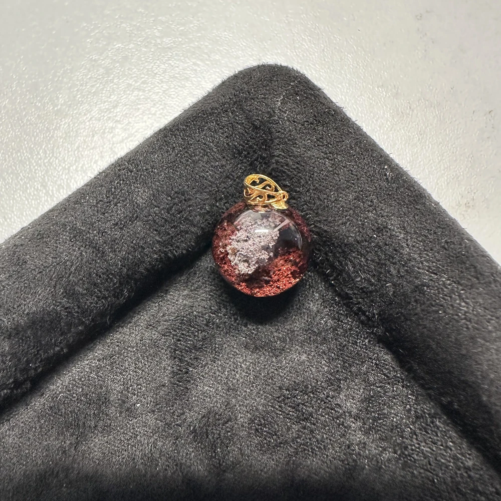 【观宇系列】水晶18K金大号吊坠10（天然珠宝多样性发其一）