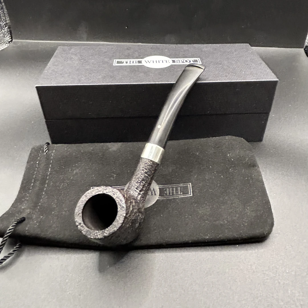 意大利石楠木手工烟斗，登喜陆贝壳喷砂，烟道三毫米