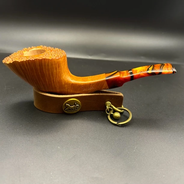 意大利石楠木手工烟斗，帕斯库奇法玛特，烟道三毫米
