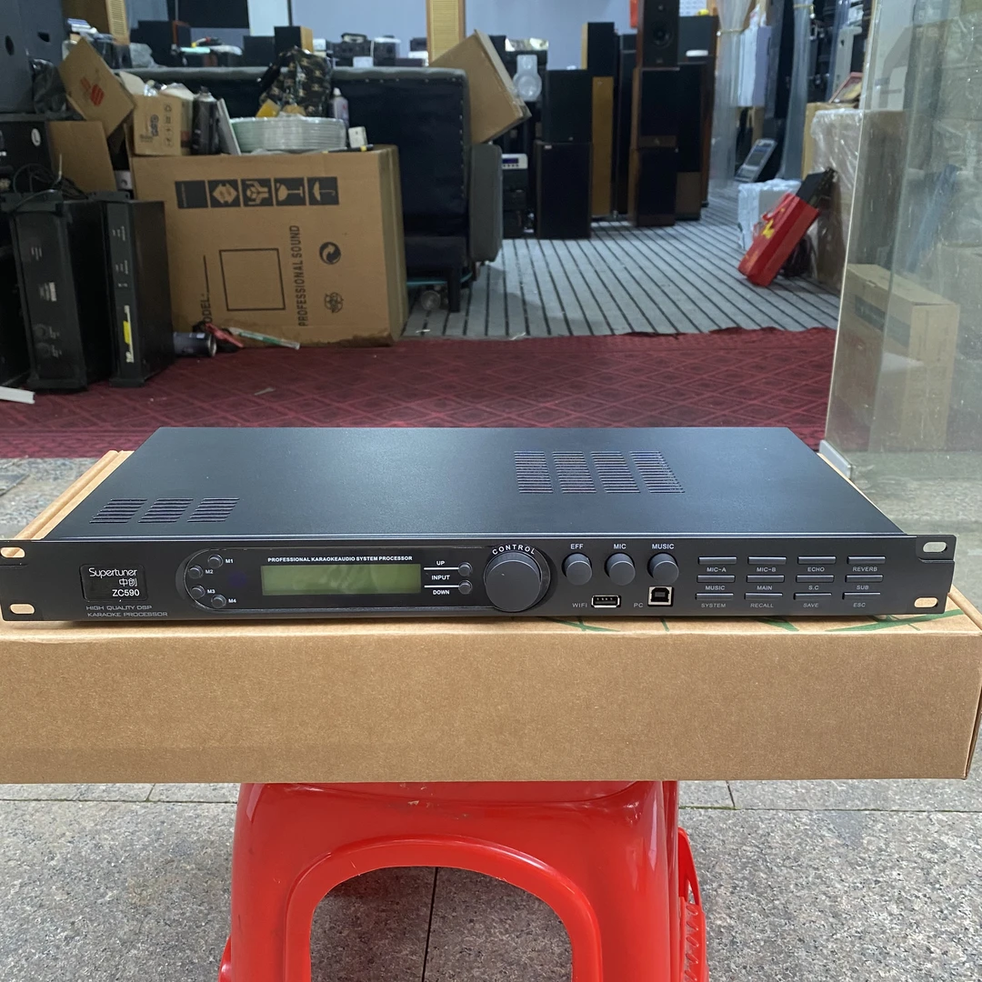 中创ZC590前级效果器专业数字KTV混响器