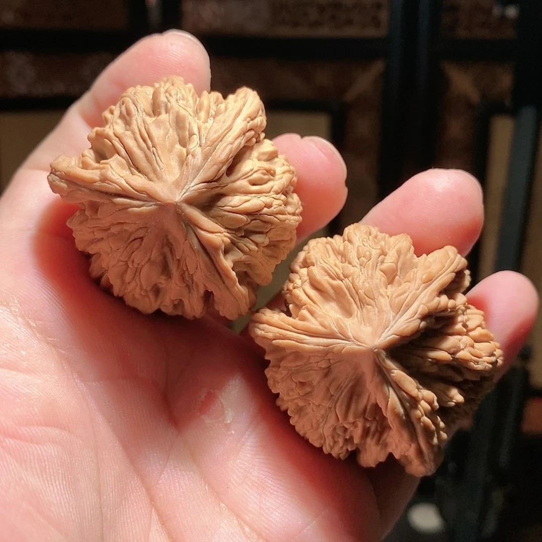 文玩核桃把件43虎头奔全品