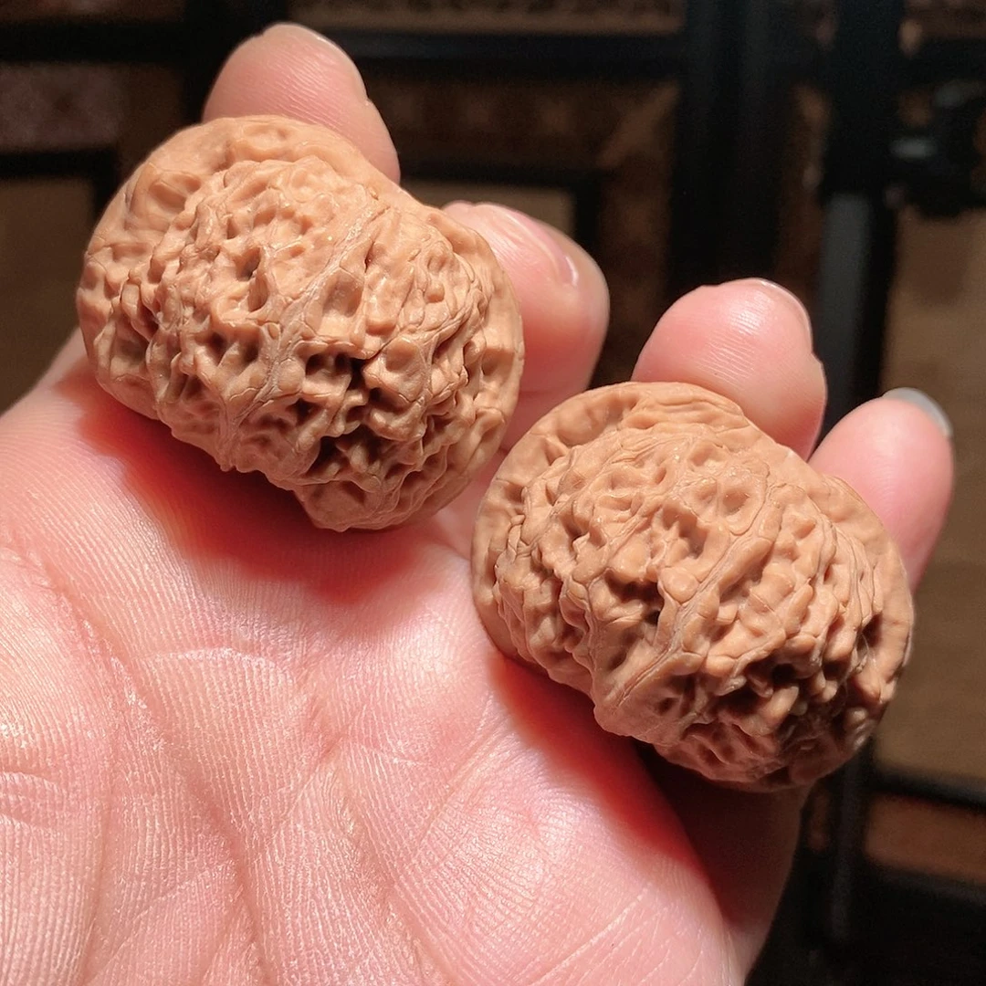 文玩核桃把件39头一矮全品