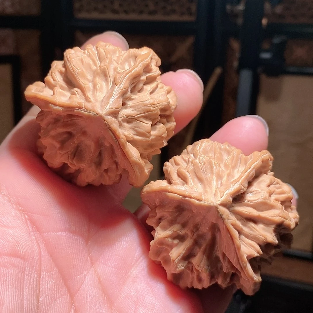文玩核桃把件47帝王三棱全品