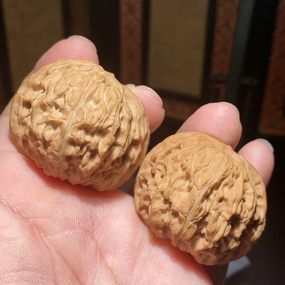 【闪购商品】文玩核桃把件43.5磨盘