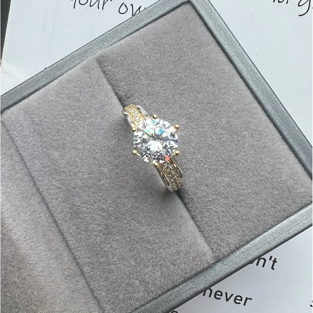 南非九矿区戒指3ct【美不将就】流光溢彩戒指LB262