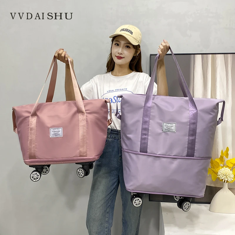 【唯唯袋鼠】单层扩展可登机干湿分离万向轮旅行包1518