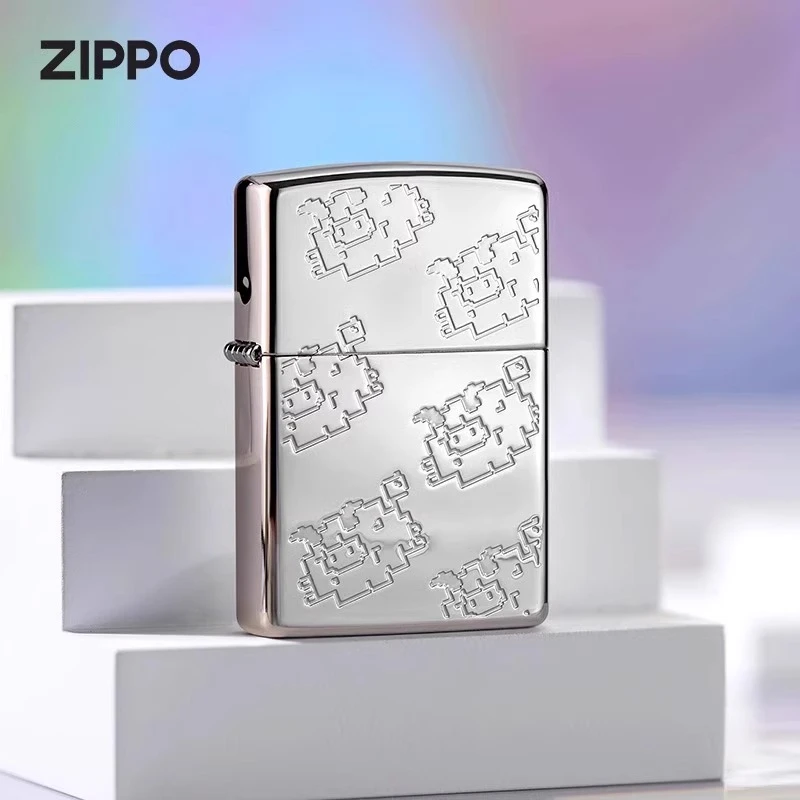 Zippo正品打火机 仿生梦境镜面男士官方正版防风煤油TC9901BM