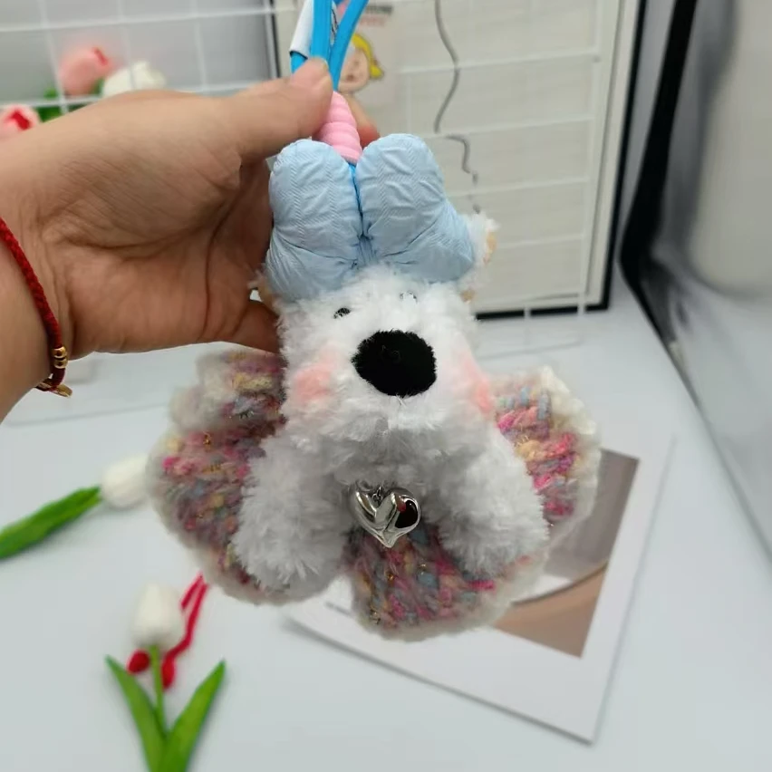 新款西高地毛绒玩偶挂件潮玩毛绒包包挂件