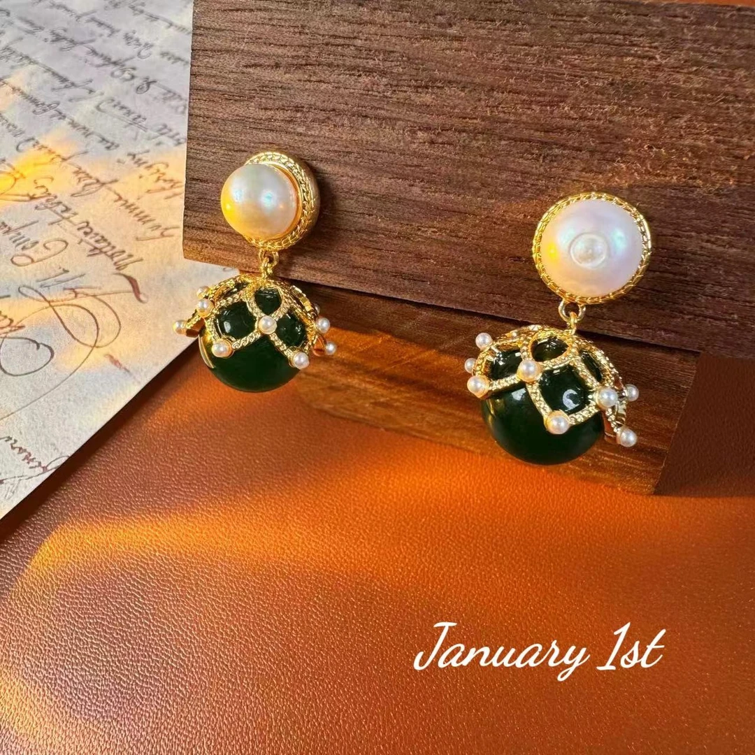 铜合金耳饰 【SP】ED3561【霜林晚归】限定系列耳钉