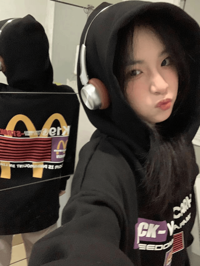 其它/其它 重磅卫衣女2023秋冬季新款连帽oversize美式高街潮牌宽松连帽外套
