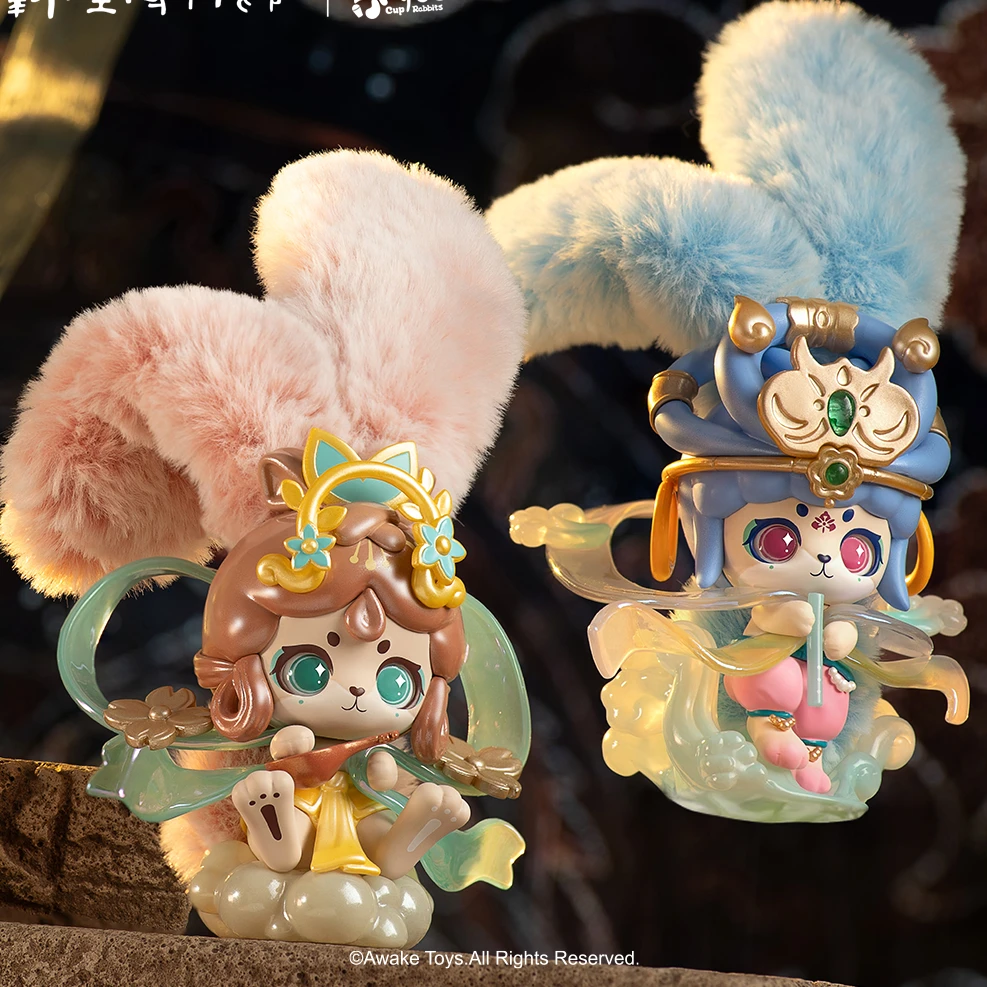拆盒!卡布兔敦煌系列盲盒手办