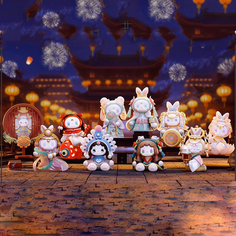 拆盒！秘境森林灯火阑珊处系列盲盒手办潮玩