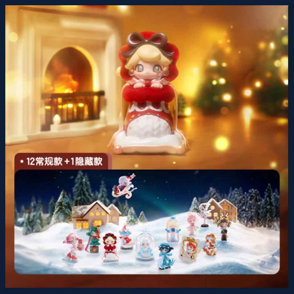 拆盒！AZURA暖冬圣诞系列潮玩盲盒 可爱公仔节日礼物手办
