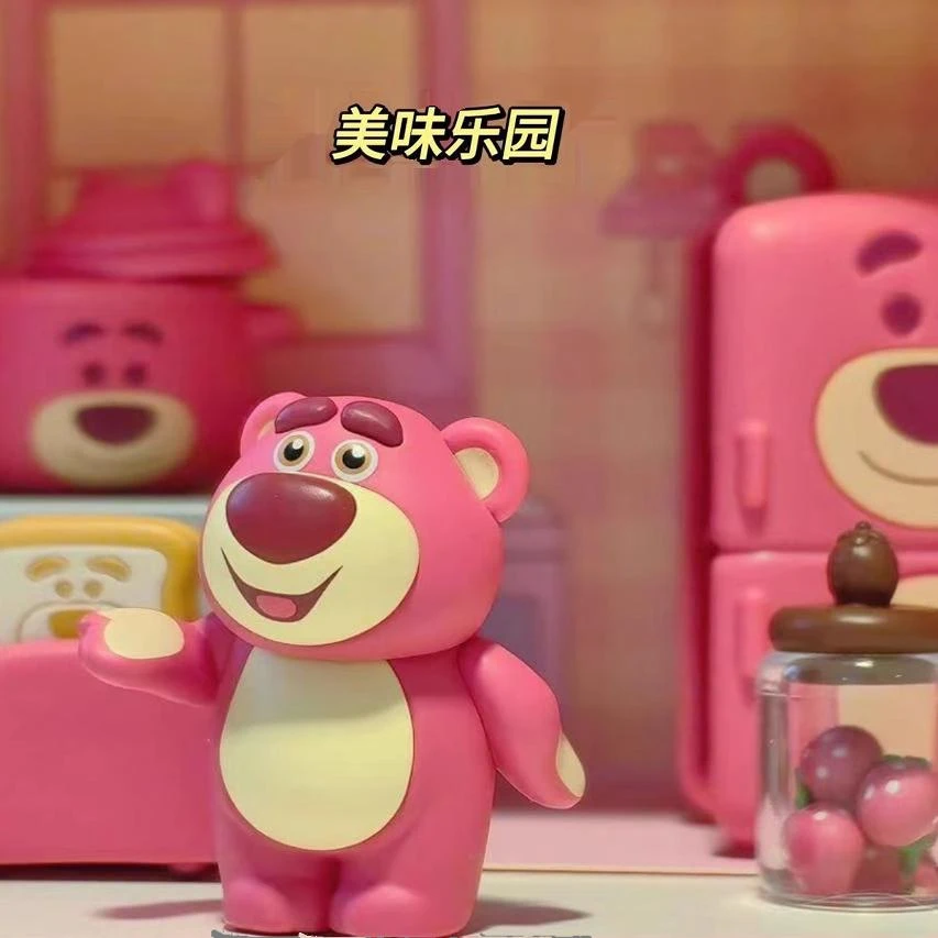 拆盒！迪士尼玩具总动员草莓熊的房间系列盲盒潮玩手办
