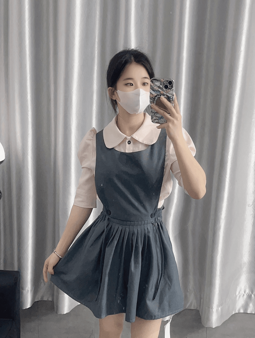 【虎妹推荐】小个子娃娃款收腰连衣裙