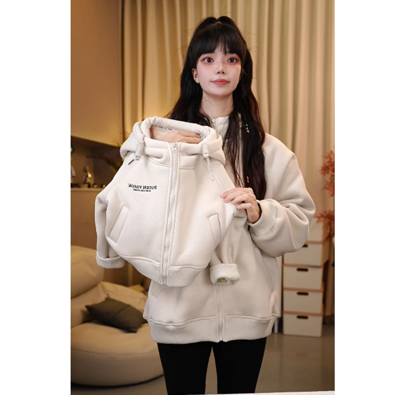 【加厚羊羔绒】儿童一体加厚外套男女童时尚百搭秋冬外穿上衣