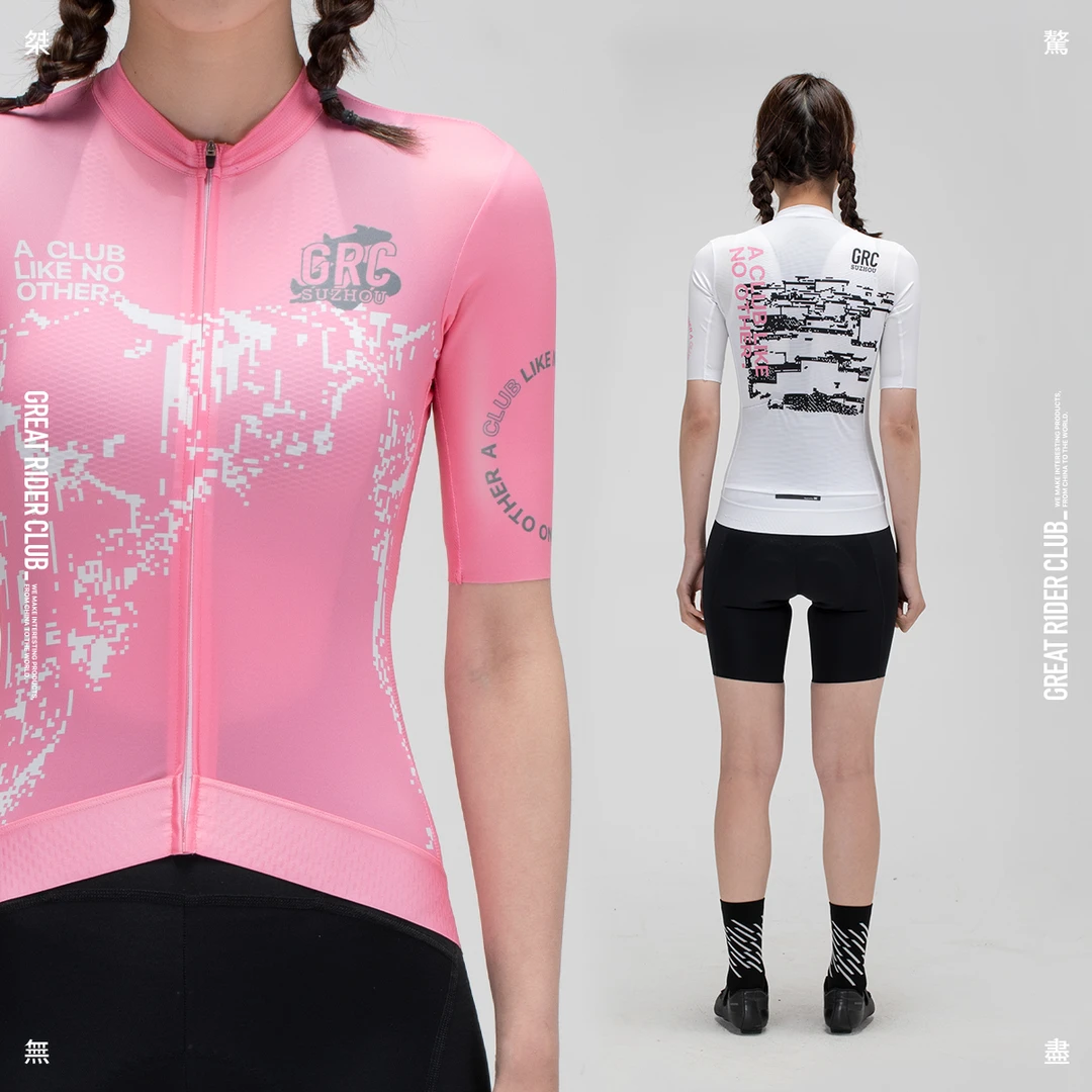 GRC桀骜无尽春夏新款女士城市系列短袖公路自行车骑行服上衣