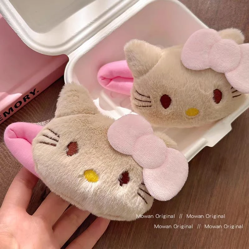 可爱泡泡海绵kitty猫发夹侧边夹大号前额洗脸碎发刘海夹bb夹头饰