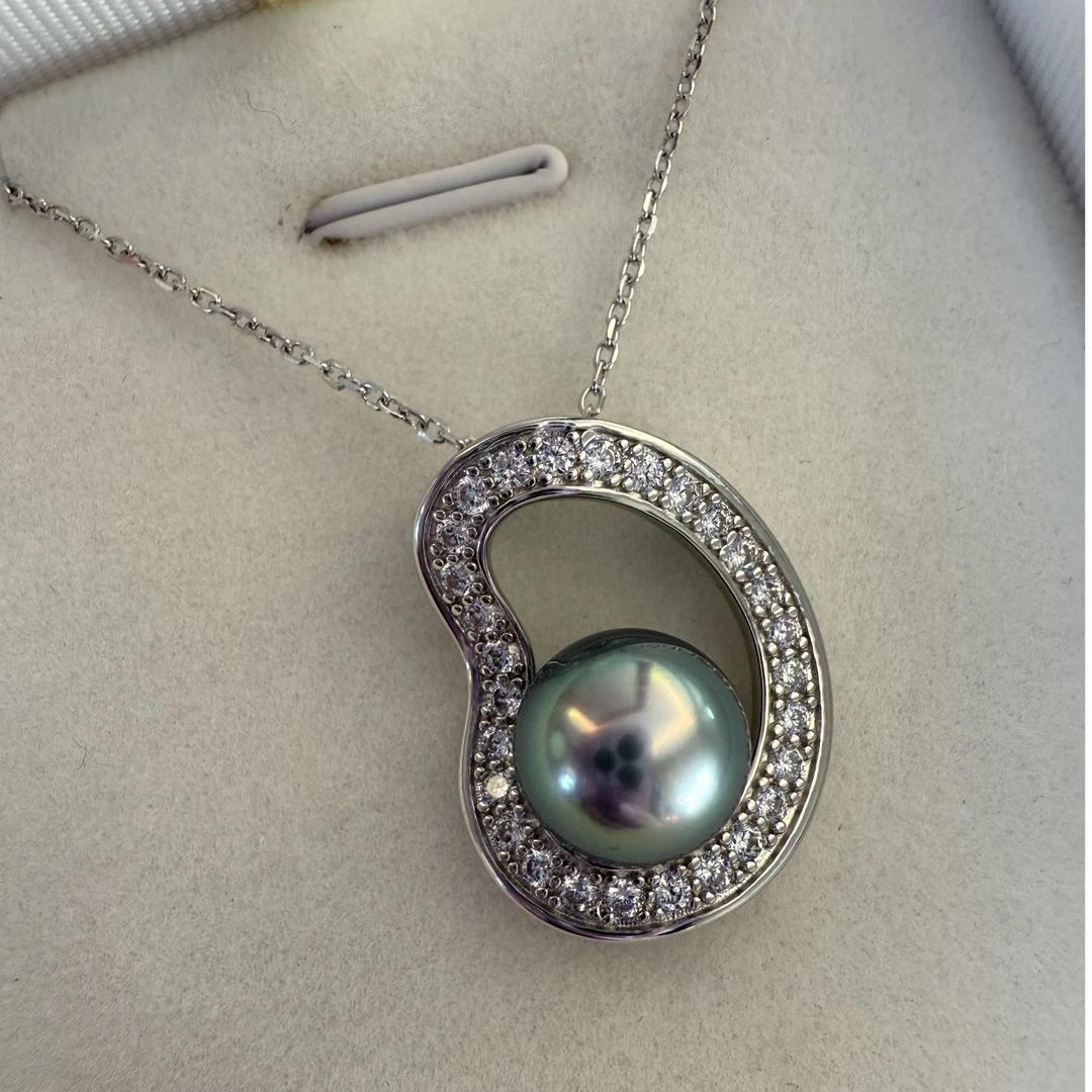 大溪地福豆吊坠赠链高光高亮