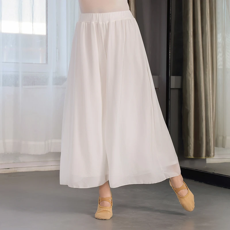 古典舞服女飘逸新中式舞蹈服古风阔腿裙裤练功服中国舞演出服