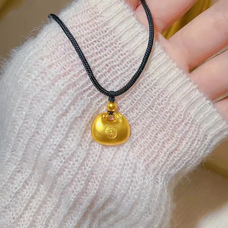 合金锦纶吊坠 古法胖福吊坠轻奢新款爆款网红吊坠