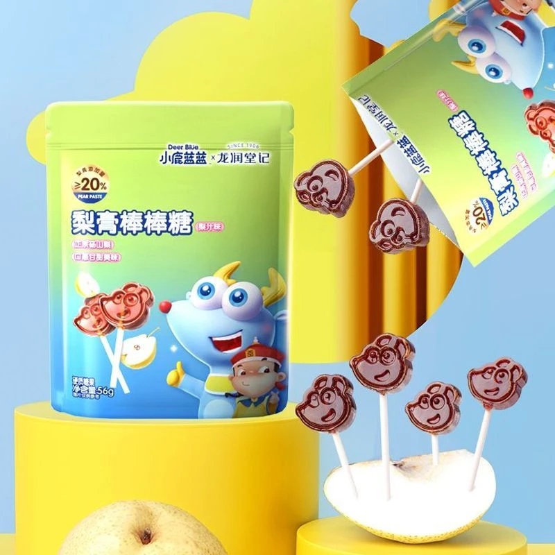 小鹿蓝蓝梨膏棒棒糖