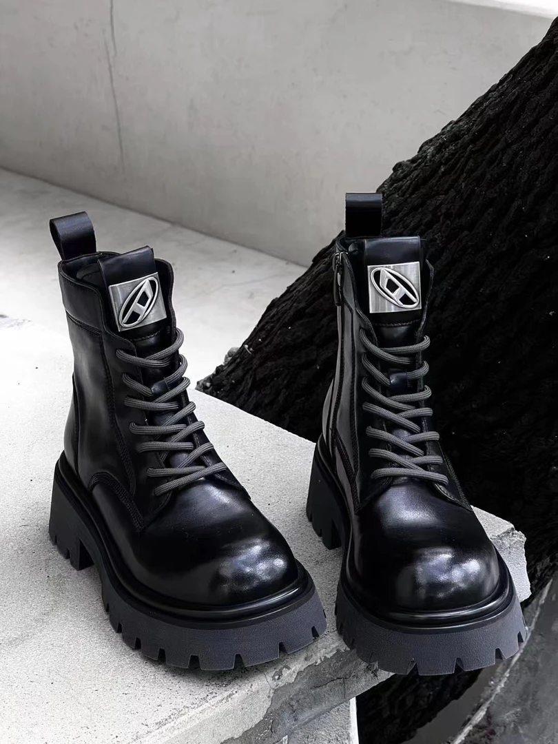 【莱菲迪】0577城市漫步●秋冬美拉德马丁靴英伦风厚底街头增高短靴