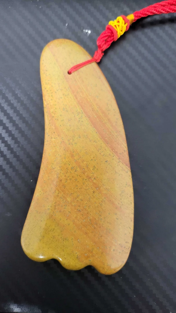 泗水砭石老料花纹牛角板