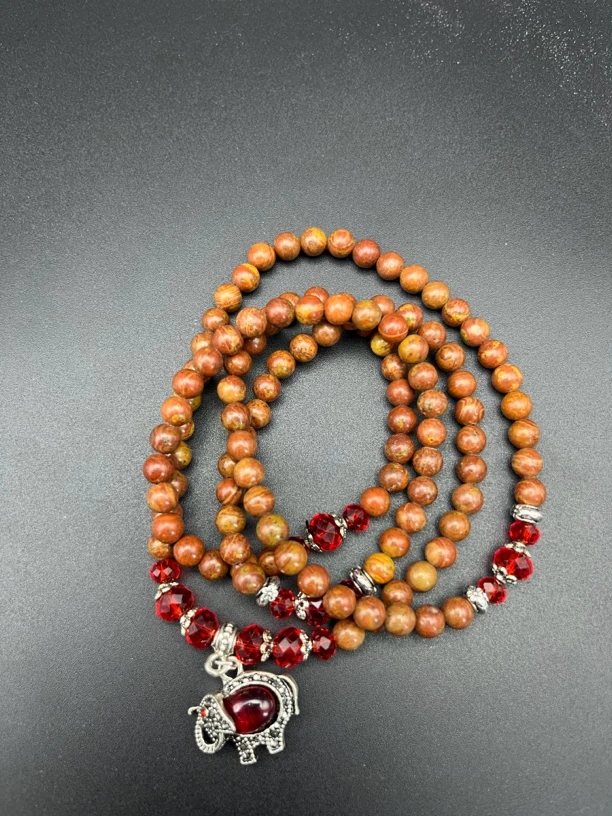 泗水砭石卡7左右珠串108颗