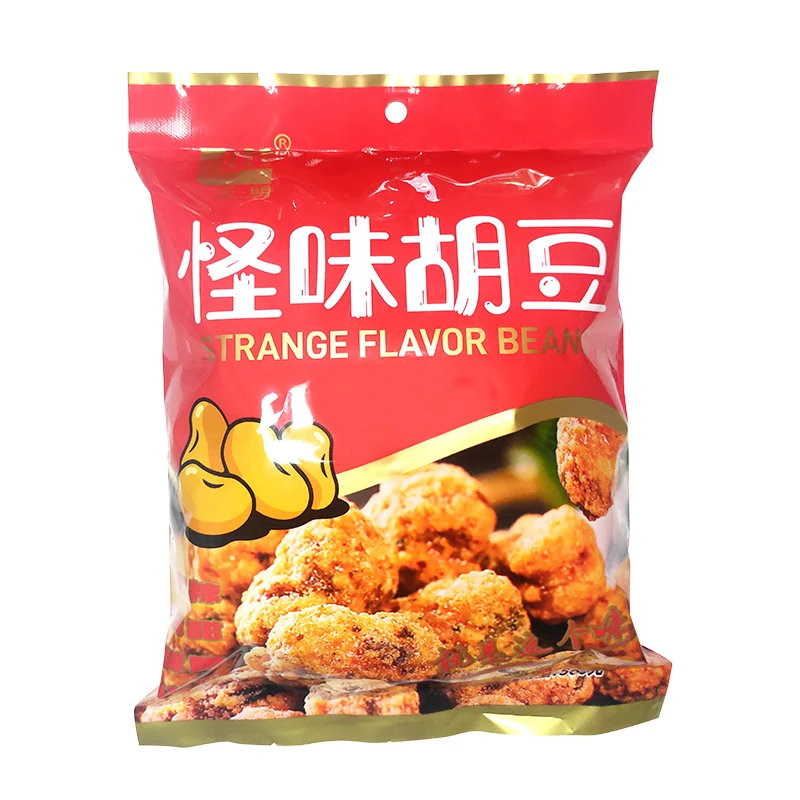 乐明怪味胡豆500g四川风味咸甜酥微麻辣油炸蚕豆开袋即食休闲零食