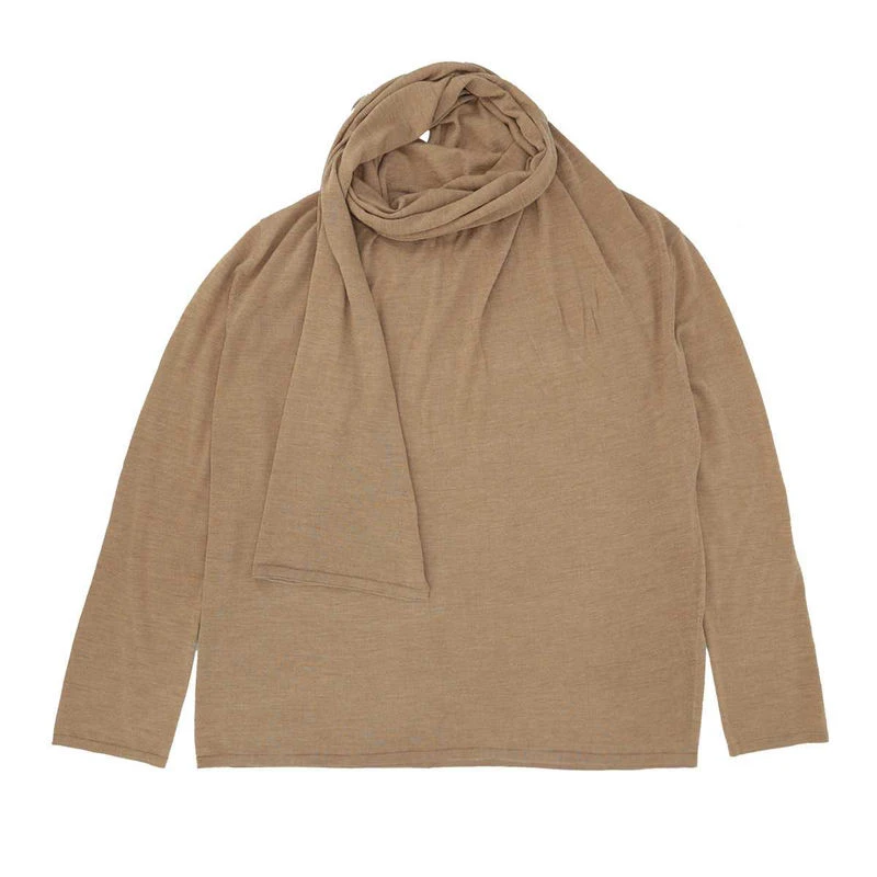 YOUWEI 羊 绒围巾领套头衫 Y2023312潮牌时尚