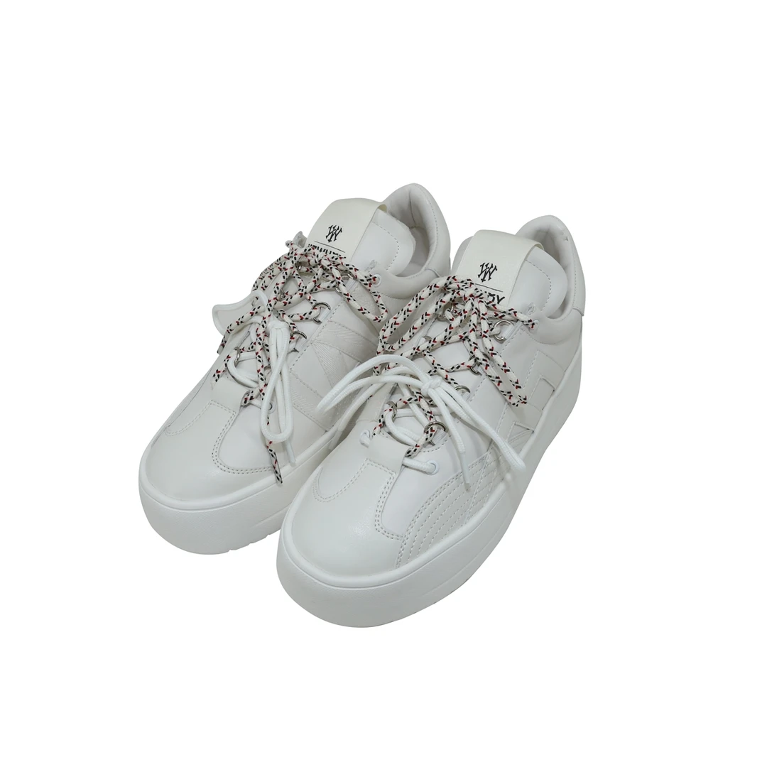 有尾YOUWEI新款复古撞色编制鞋带休闲鞋Y7524406/小个子Y7524407