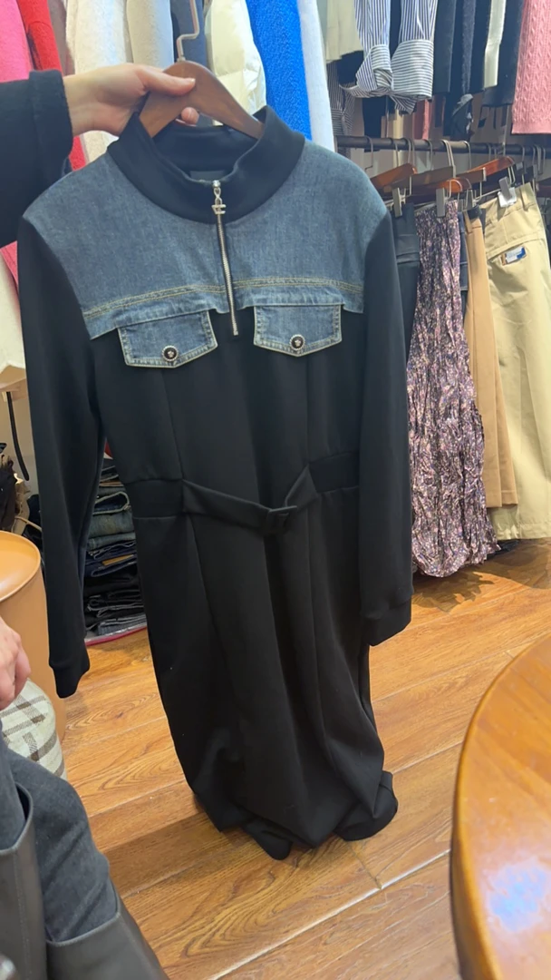 女装连衣裙牛仔时尚中长款显瘦气质