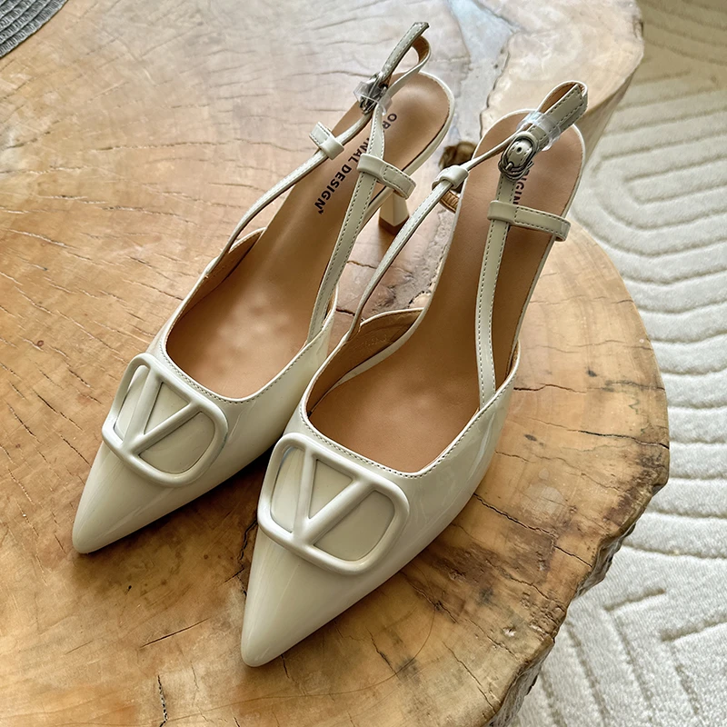 录途大码女装2023新款3233高跟凉鞋