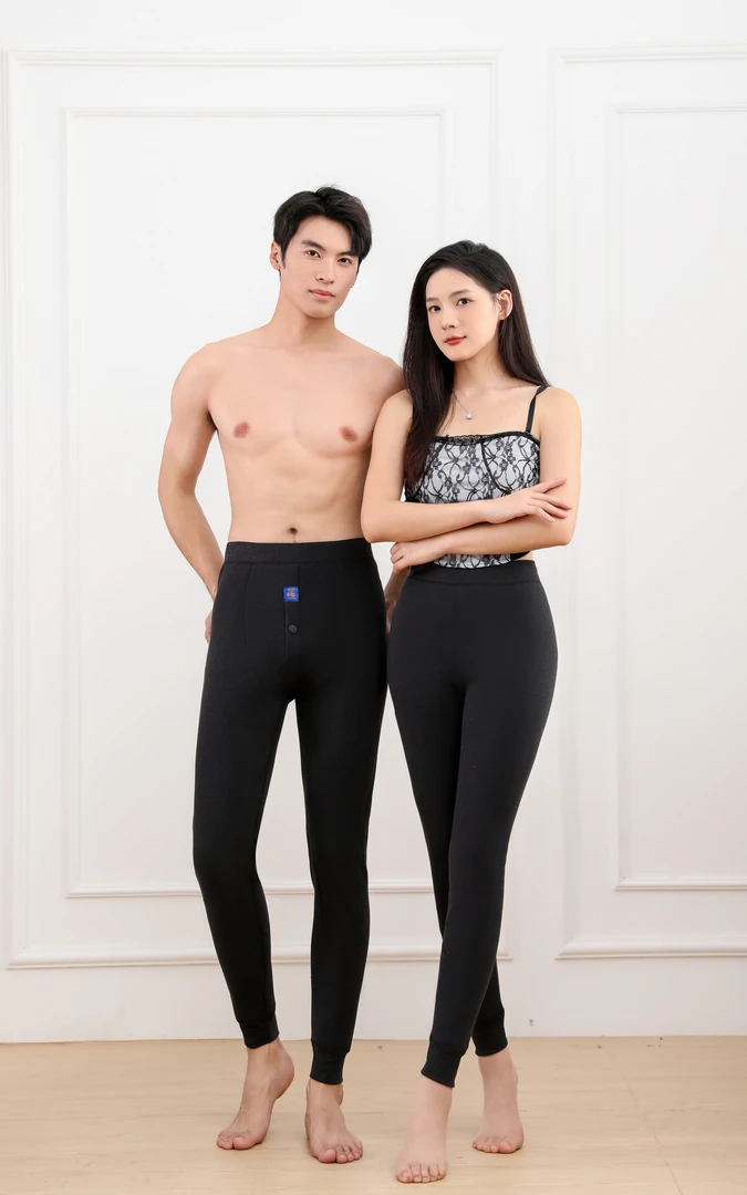 【新疆包邮】秋冬卡拉绒羊毛护膝裤男款X729