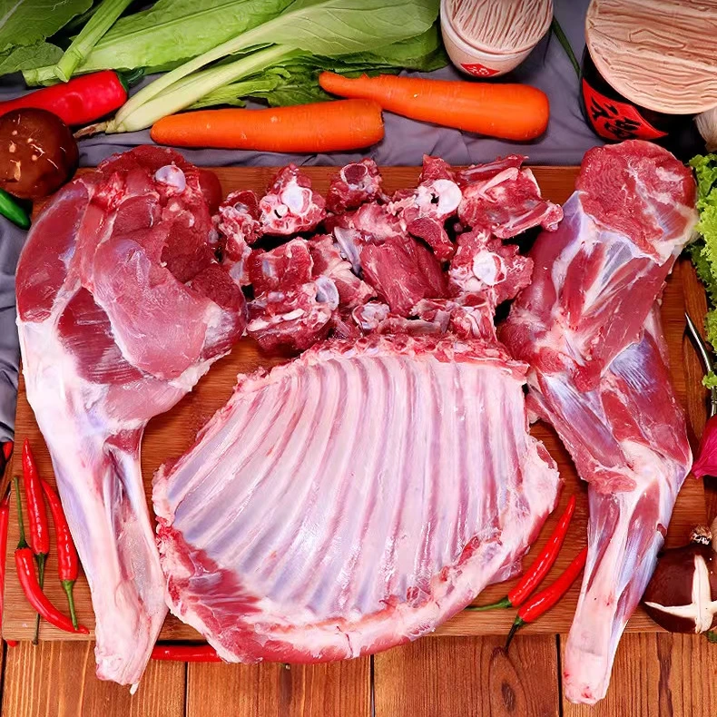 【半羊手把肉】甄选鲜嫩本地山羊10斤 羊前腿后腿羊排羊蝎子组合