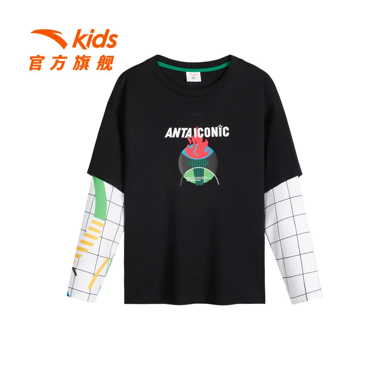 安踏儿童 · 针织套头衫2024年秋季新款男大童亲肤352428735
