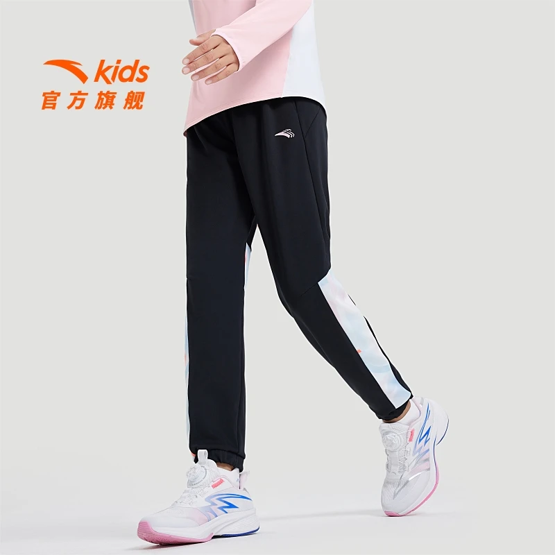 儿童女大童运动长裤新款透气舒适亲肤青少年速干运动裤362435701