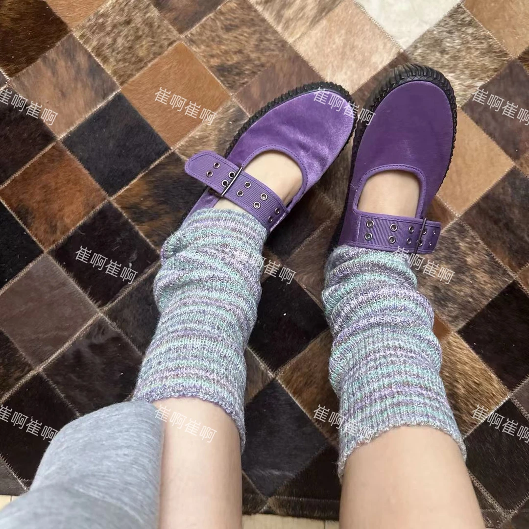 复古混洋针织腿套百搭高级轻奢品质ins设计师穿搭街拍网红