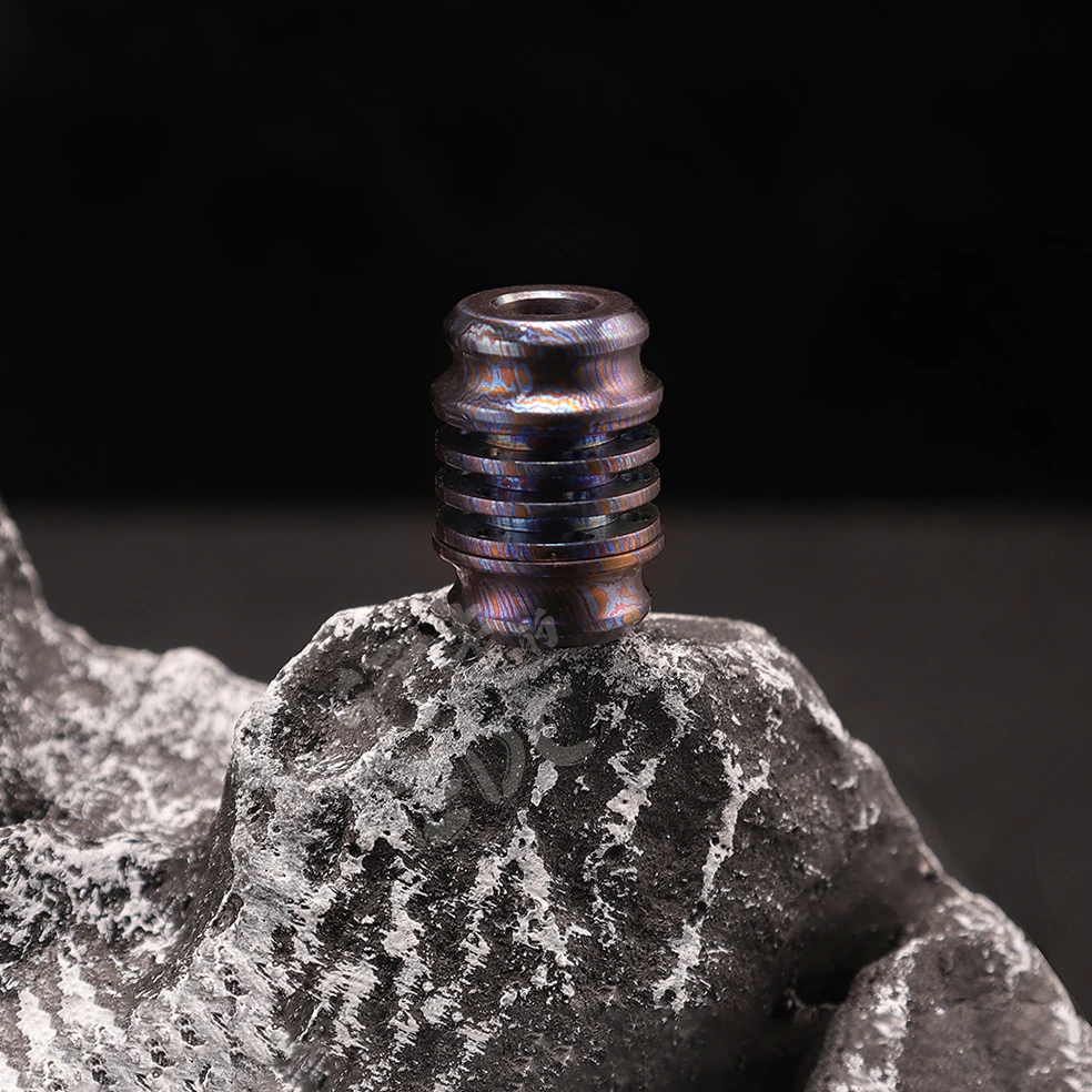 钛合金锆合金钛马PEI灯塔刀坠6根夜光管夜光管项链坠挂件DIY中柱