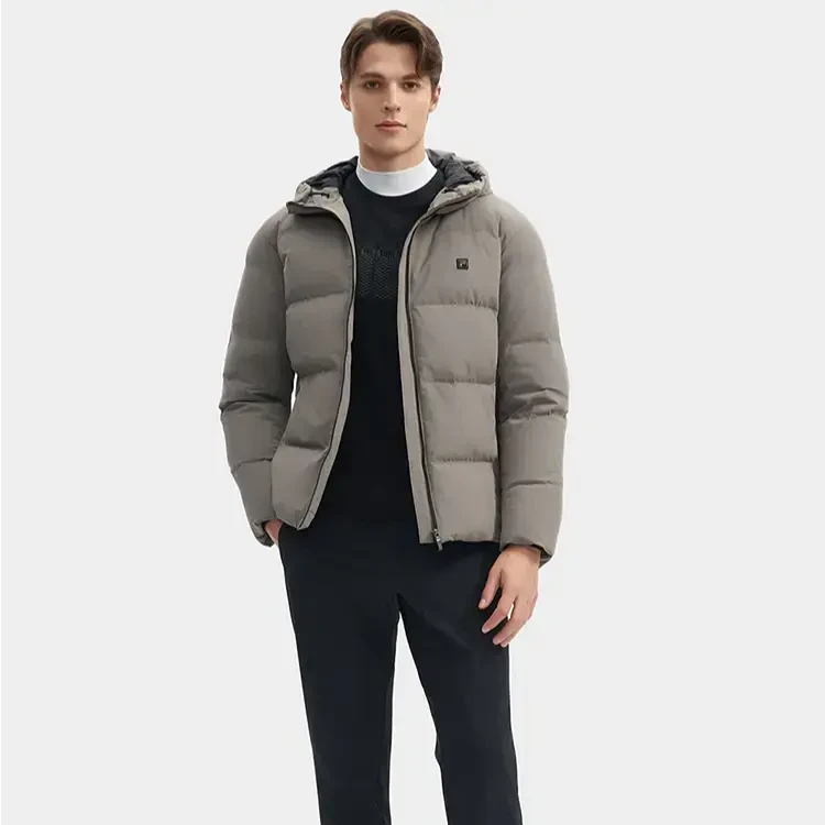 FILA斐乐高蓬松度抗寒90大朵鹅绒服冬季男子商务休闲F11M443911F