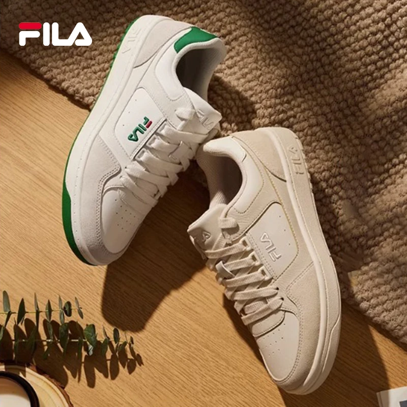 Fila/斐乐【圆盾鞋】CHIC板鞋女鞋时尚休闲百搭舒适低帮F12W342208