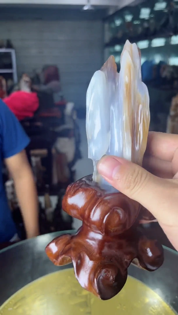 【闪购商品】硅化玉珠宝奇石未镶嵌缅甸天然树化玉摆件